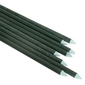 50PC 1/4inch 5ft Dark Green Solid Sticks For Plant Support Offer High Strength, Corrosion Resistance, And Durability, Suitable For Flowers, Vegetables