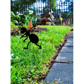 Spooky & Festive Iron Ant Garden Decor - Halloween & Christmas Outdoor