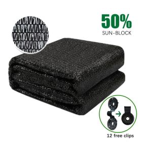 8ft*12ft Black Shade Net Fabric Provides Efficient Shading, Premium Materials, And An Enhanced Plant Growth Environment.