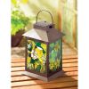 Beautiful Solar-Powered Floral Lantern For Outdoor Decor