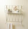 White Wire Wall Shelf