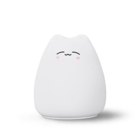 Silicone Touch Sensor LED Night Light For Children Baby Kids (Option: Smart cat)