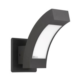 Inowel Wall Lights Outdoor Wall Sconce Modern LED Patio Porch Lights Aluminum Exterior Light Fixture Waterproof IP54 For Hallway House Back Yard Garag (Option: Grey)